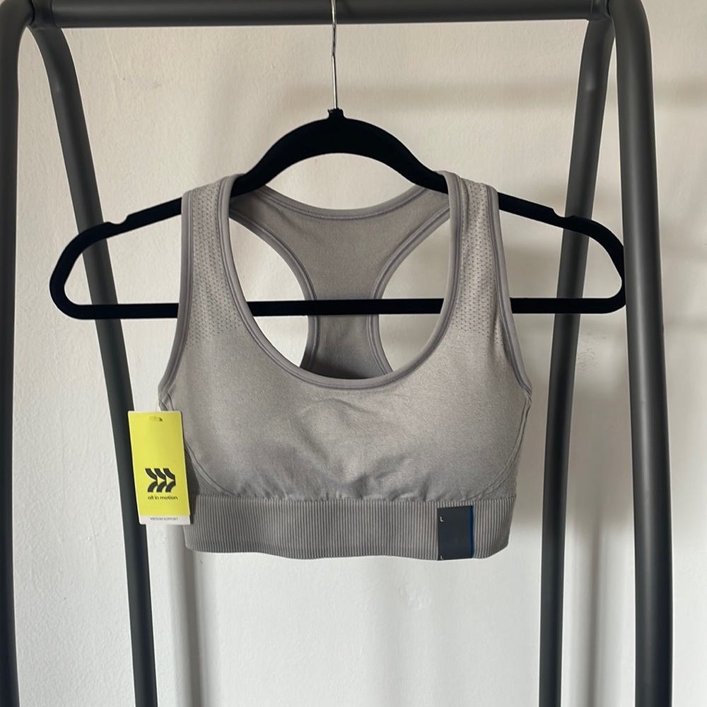 All in motion gray sports bra target - Picture 2 of 7